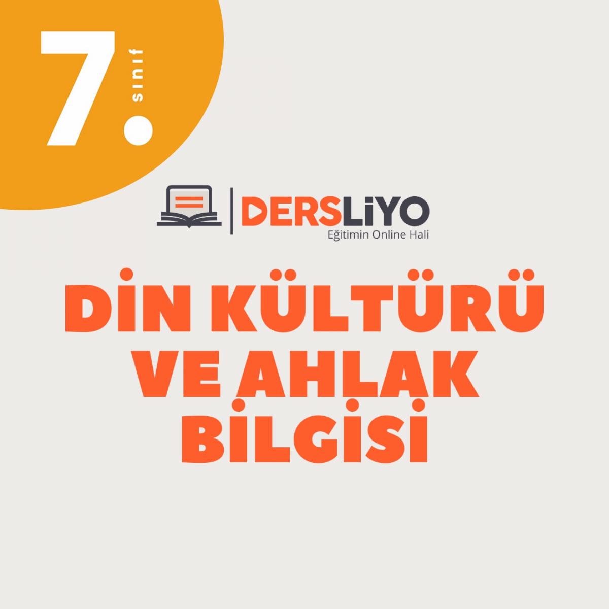 DİN KÜLTÜRÜ VE AHLAK BİLGİSİ